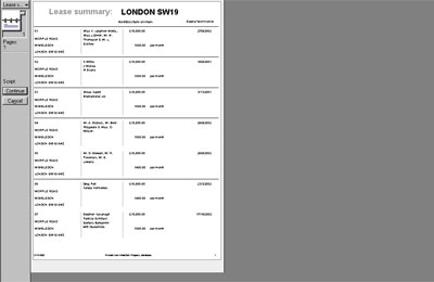 Lease summart for London SW 19