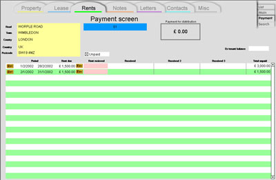 Easy to use payment screen